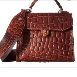 Liebeskind Glendale Croco Embossed Dragon Mini NWT